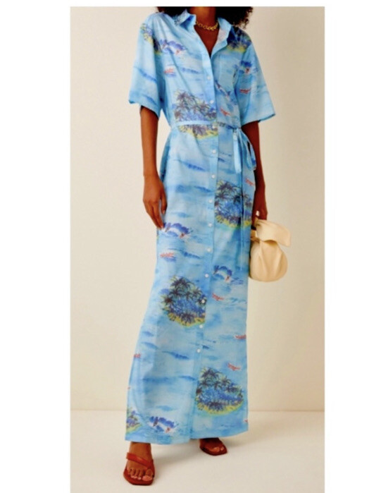 STAUD Cameron Island Shirt Dress NWT. Size XS. Retail- $300 | eBay STAUD Cameron Island Shirt Dress NWT. Size XS. Retail- $300 | eBay