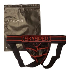 Skysper Jockstrap Men's Size MEDIUM Red  Athletic Supporter Underwear 