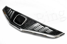 Abschrome Front Bumper Grill Retrofit Grille Fit For Honda Fitjazz 2009-2011