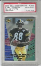 2000 Edge Supreme Rookie Update #U163 Plaxico Burres PSA 10 RC Old Holder!