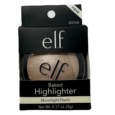 e.l.f. Baked Highlighter Moonlight Pearls ELF Shimmer Nourishing Hydrating RARE