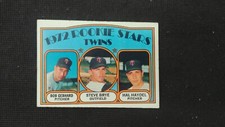 1972 Topps  Baseball card # 28 Twins Rookie Stars ( VERY GOOD  CONDITION )