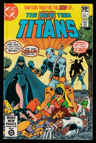 DC THE NEW TEEN TITANS No. 2 (1980) 1st Appearance of Deathstroke! VF/NM