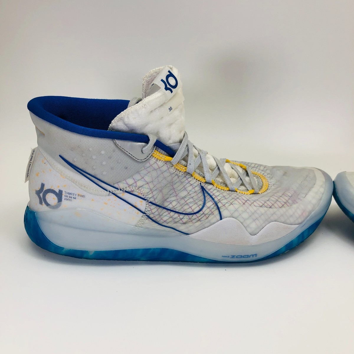 Size 14 Nike Zoom KD 12 Warriors Home for sale online