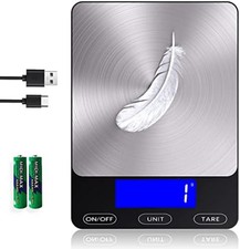 33Lb Digital Kitchen Food Scale - Stainless S...