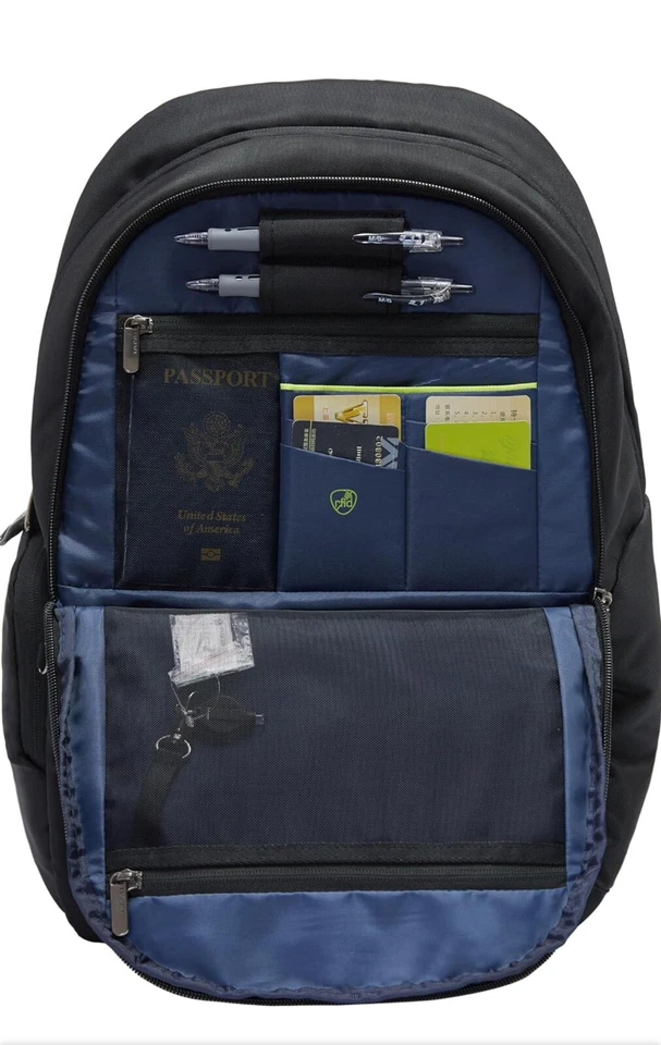 NWT Travelon 5-Point Anti-Theft Security Bag Backpack Urban Collection Black - Image 3 of 4