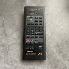 OEM Sanyo AV Programmable Remote Control RB U1 Working Audio Video TV VCR