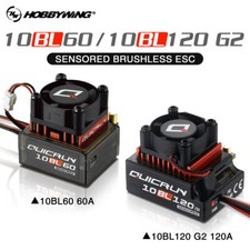 Hobbywing QUICRUN 10BL 120A G2 /10BL60 60A Sensored Brushless ESC for 1/10 Car