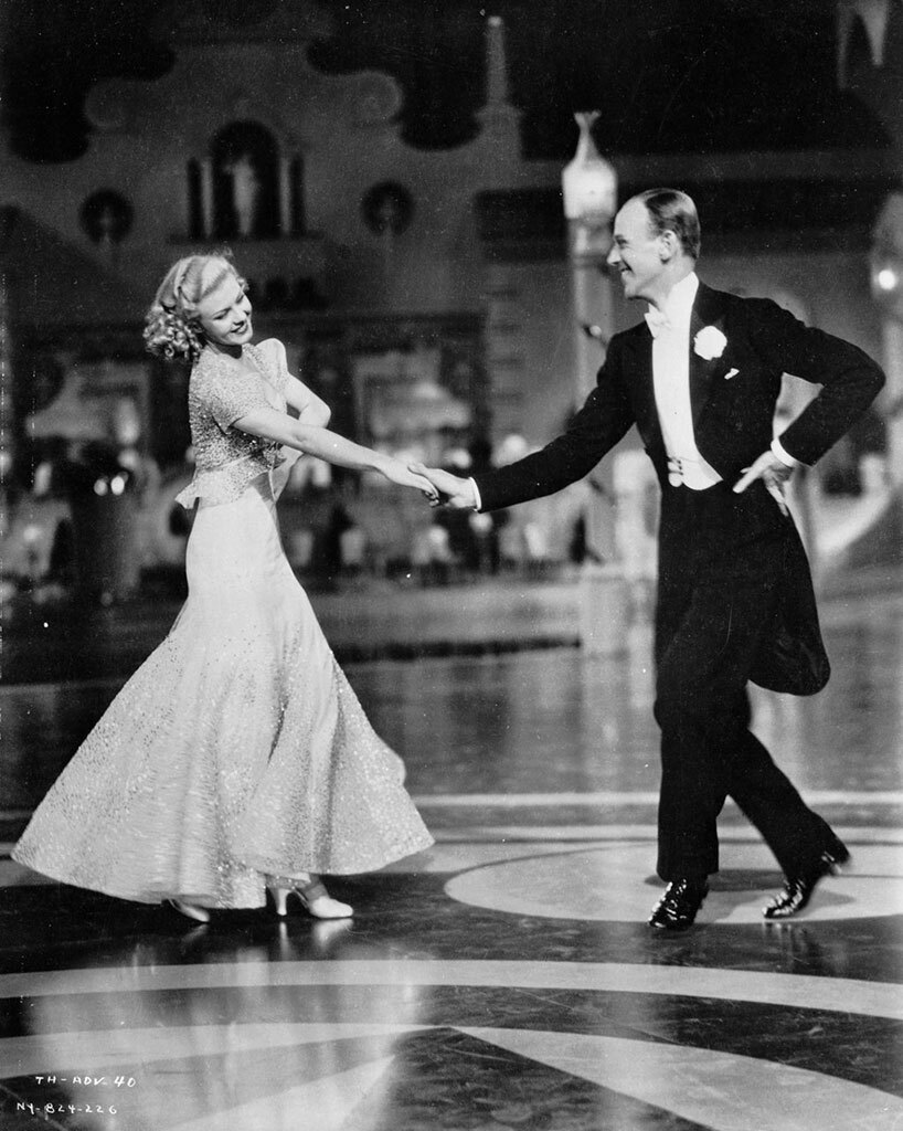 Vintage 8x10 Photo of Fred Astaire and Ginger Rogers Dancing