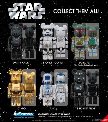 BE@RBRICK CHASE STAR WARS 1 BOX a