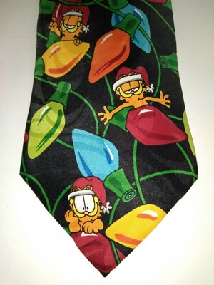 garfield christmas tie