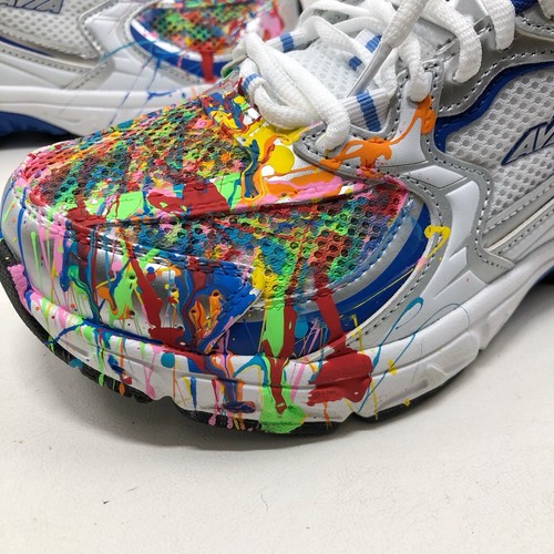 AVIA Women's 5000 Performance Sneakers Sz 8 W /39.5 Splatter Paint Art Wide - Picture 8 of 9