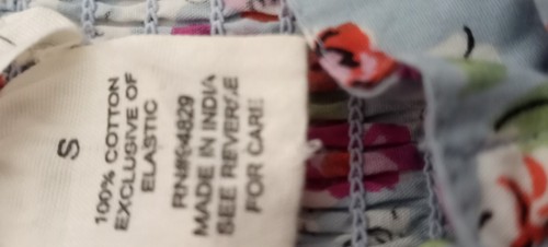 Planet Gold Junior's Cotton Puff Sleeve Floral Print Dress Purple Size Small. - Picture 12 of 16