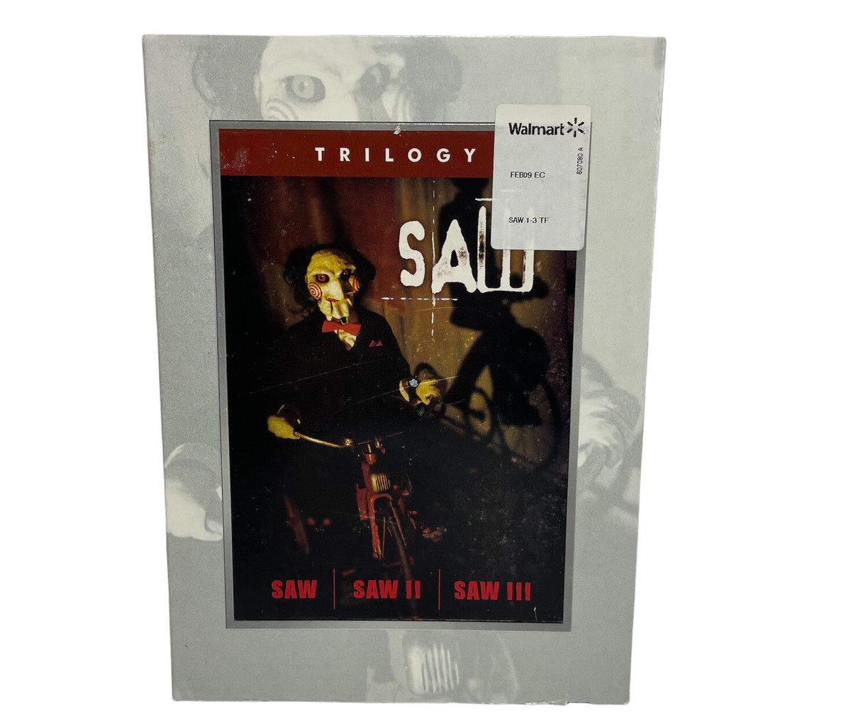 SAW Trilogy DVD Collection Movies 1 2 3 Full Screen Edition 3 Disc