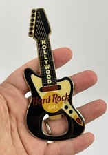 Hard Rock Cafe Guitar Bottle Opener Magnet Hollywood Los Angeles CA California