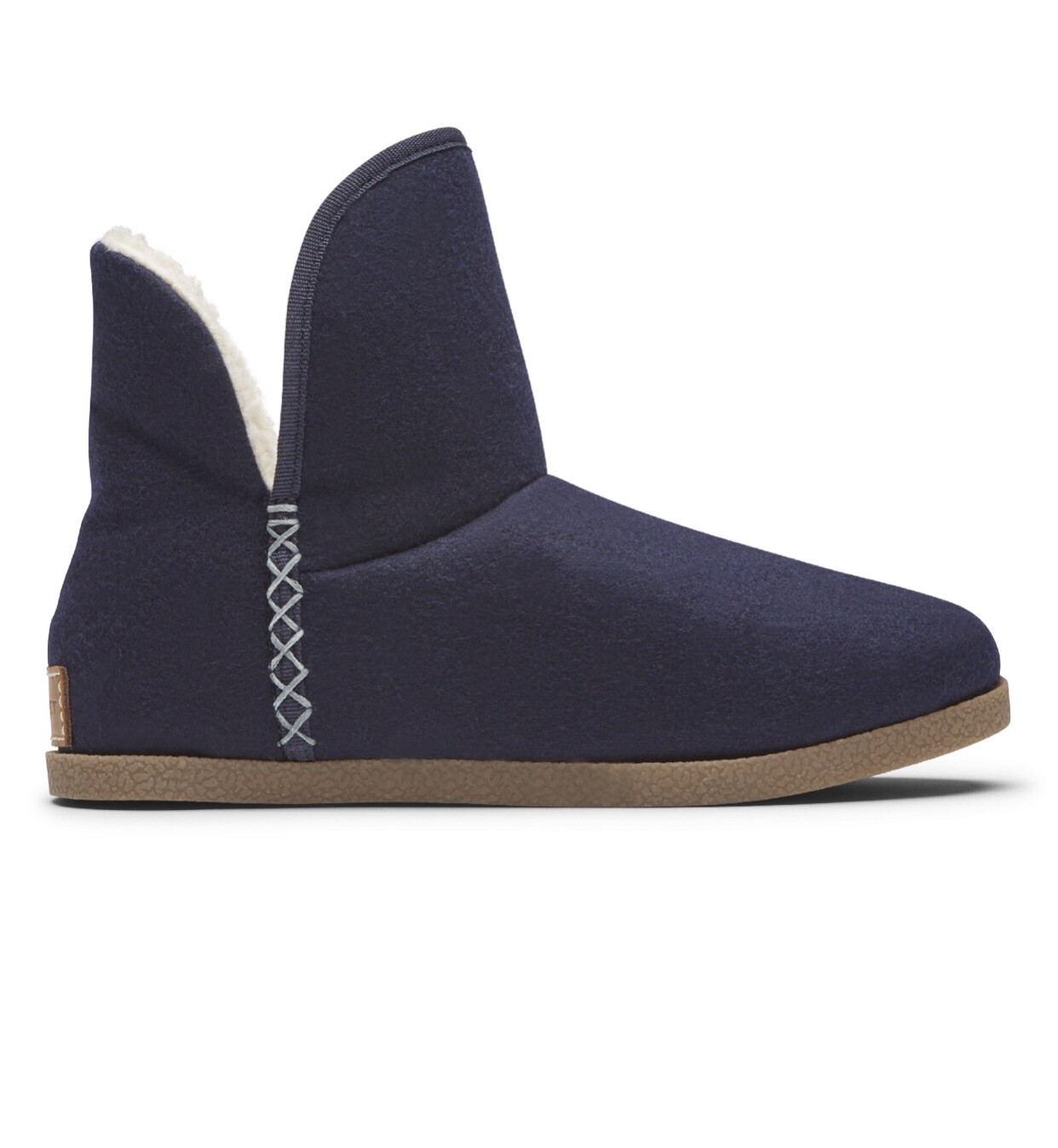 SAOLA ROCKPORT blu navy truTECH Veda ciabatte stivali donna 6 pelliccia sintetica suola gomma nuovi con scatola