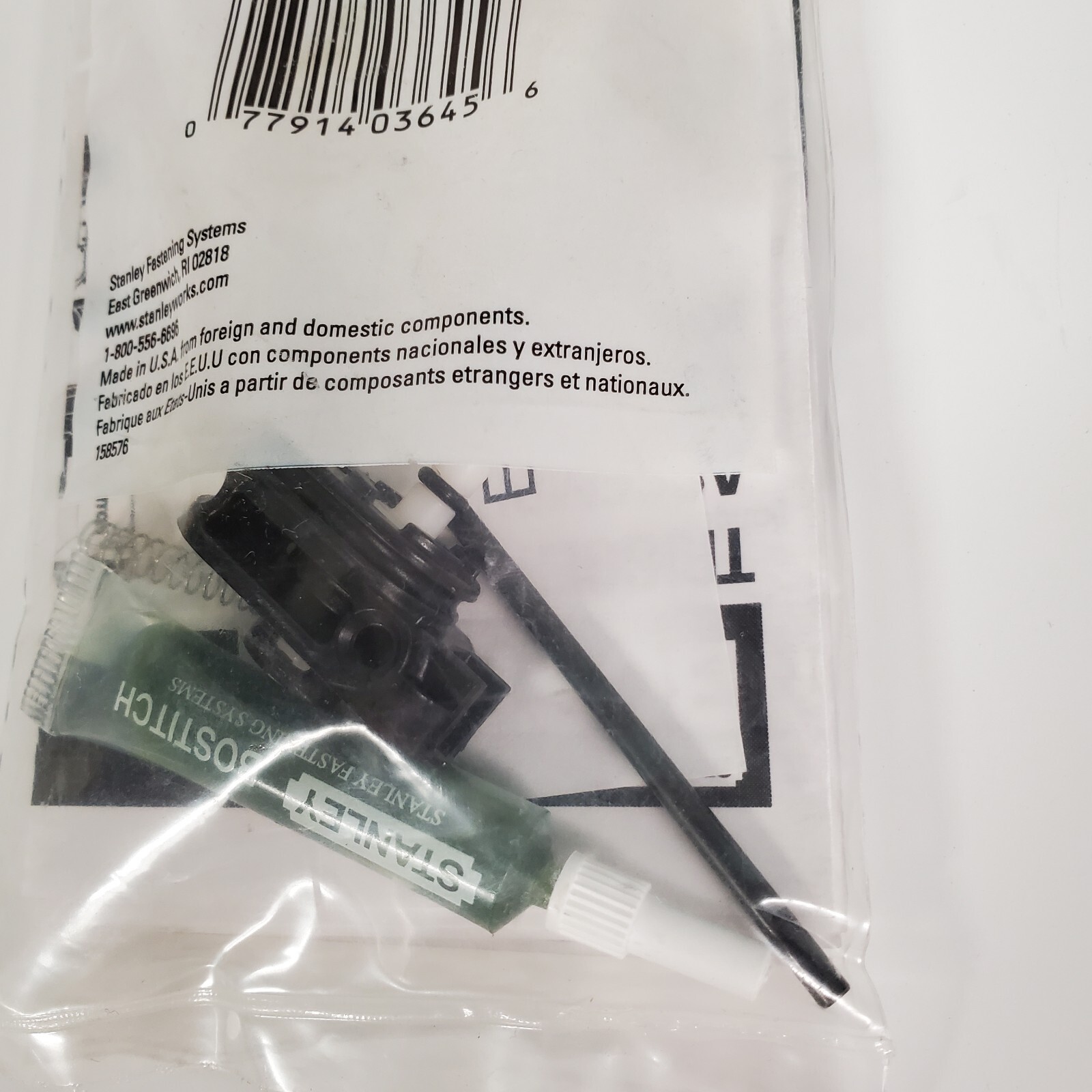 STANLEY BOSTITCH TVBTSX TRIGER VALVE KIT FOR BT125 BT200 & SX150 BRAD