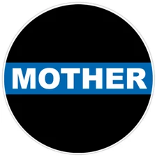 Police Law Enforcement Thin Blue Line Mother Bumper Sticker Military Decal 5"