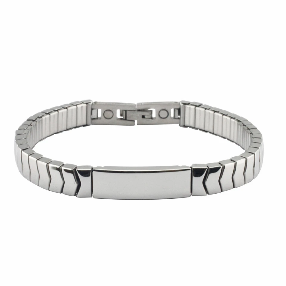 Flex Energie Magnetarmband silber Magnetschmuck 4you Magnetix Design # 183 / 439