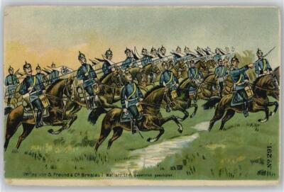 12033613 - publisher friend no. 291 litho - with swords and lances against the