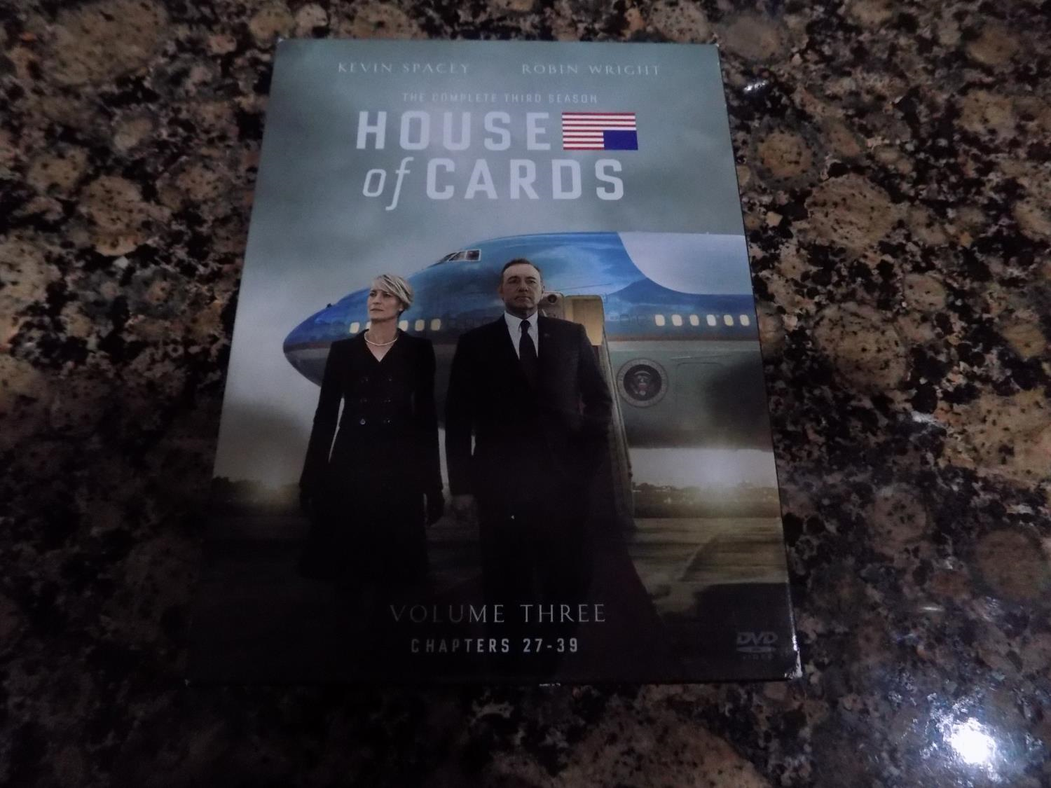 House Of Cards: The Complete Third Season DVD (2015) FREE SHIPPING