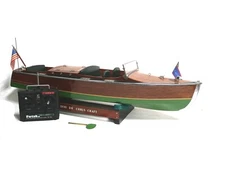 1930 24' CHRIS CRAFT DUMAS Remote Controled 36" Boat Stand & Remote 1/8 FUTABA 