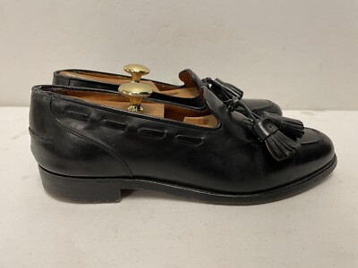 Polo Ralph Lauren Made in England Vintage Tassel Loafer in Black