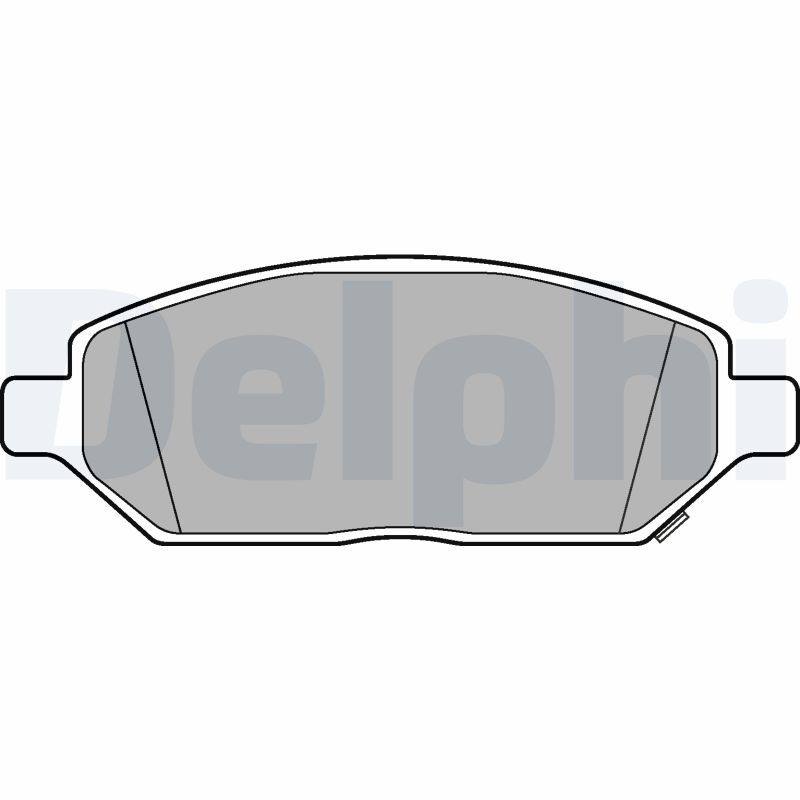 Plaquettes de frein Delphi LP3236 pour Opel Karl essieu avant