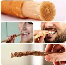 Pack of 3 Natural Miswak (Sewak) Peelu Chewing Stick Natural Whitener Teeth