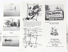 Pine Haven Resort Brochure. On Lac Court O' Reilles. Hayward, Wisconsin.