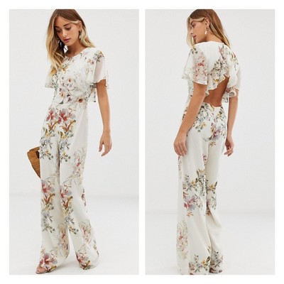 hope and ivy floral jumpsuit