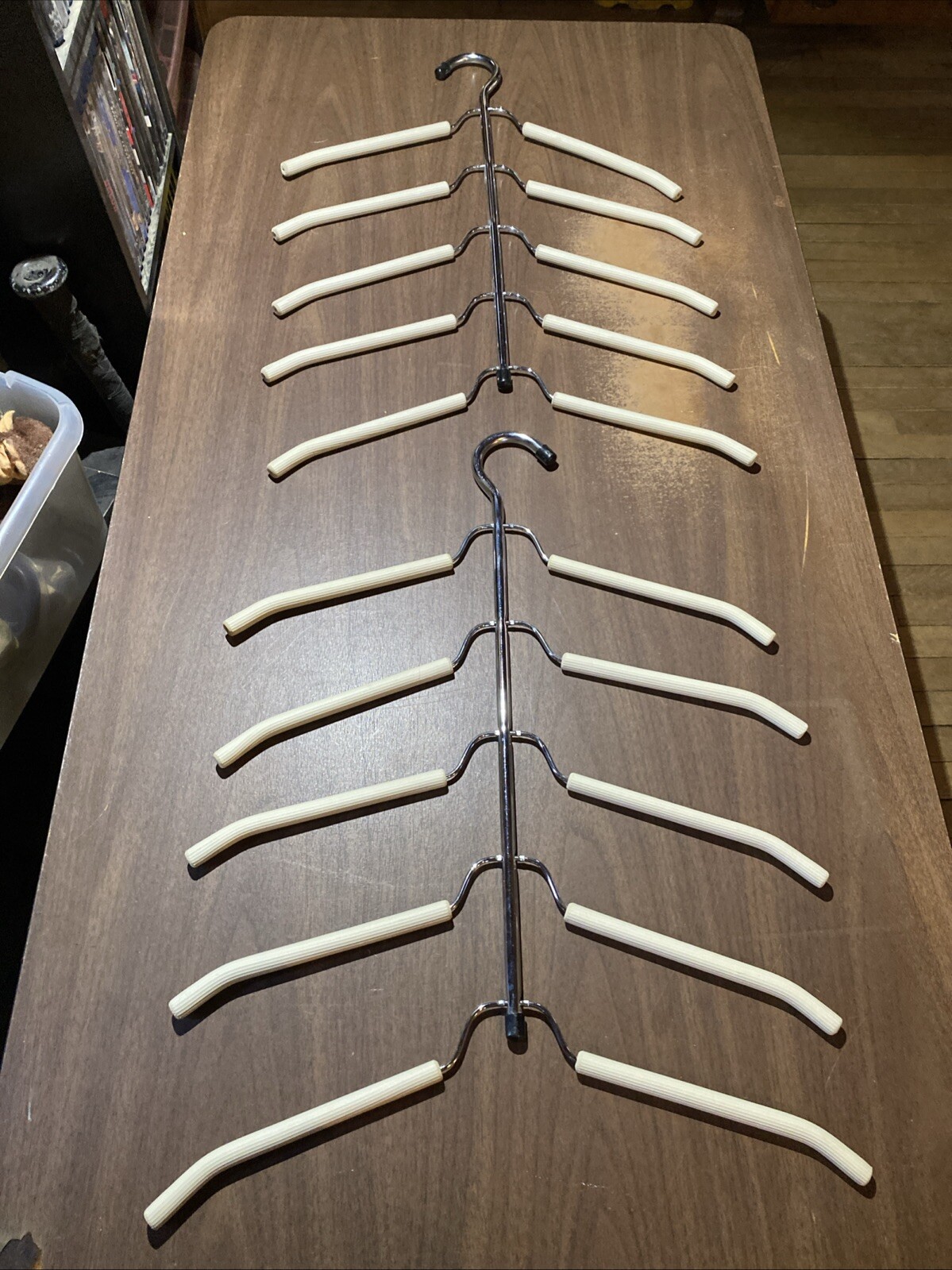 5-Tier Non-Slip Shirt Hanger Organizer - Set of 2-image