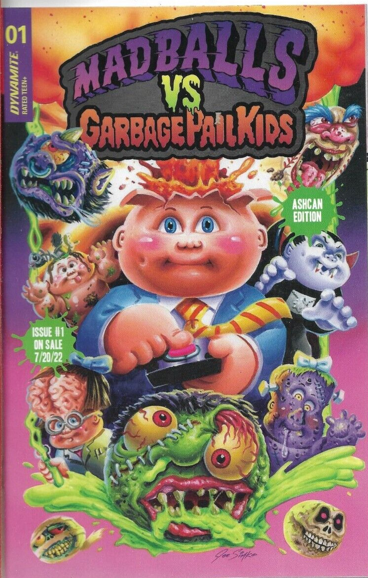 MADBALLS VS GARBAGE PAIL KIDS ASHCAN - New Bagged (S)