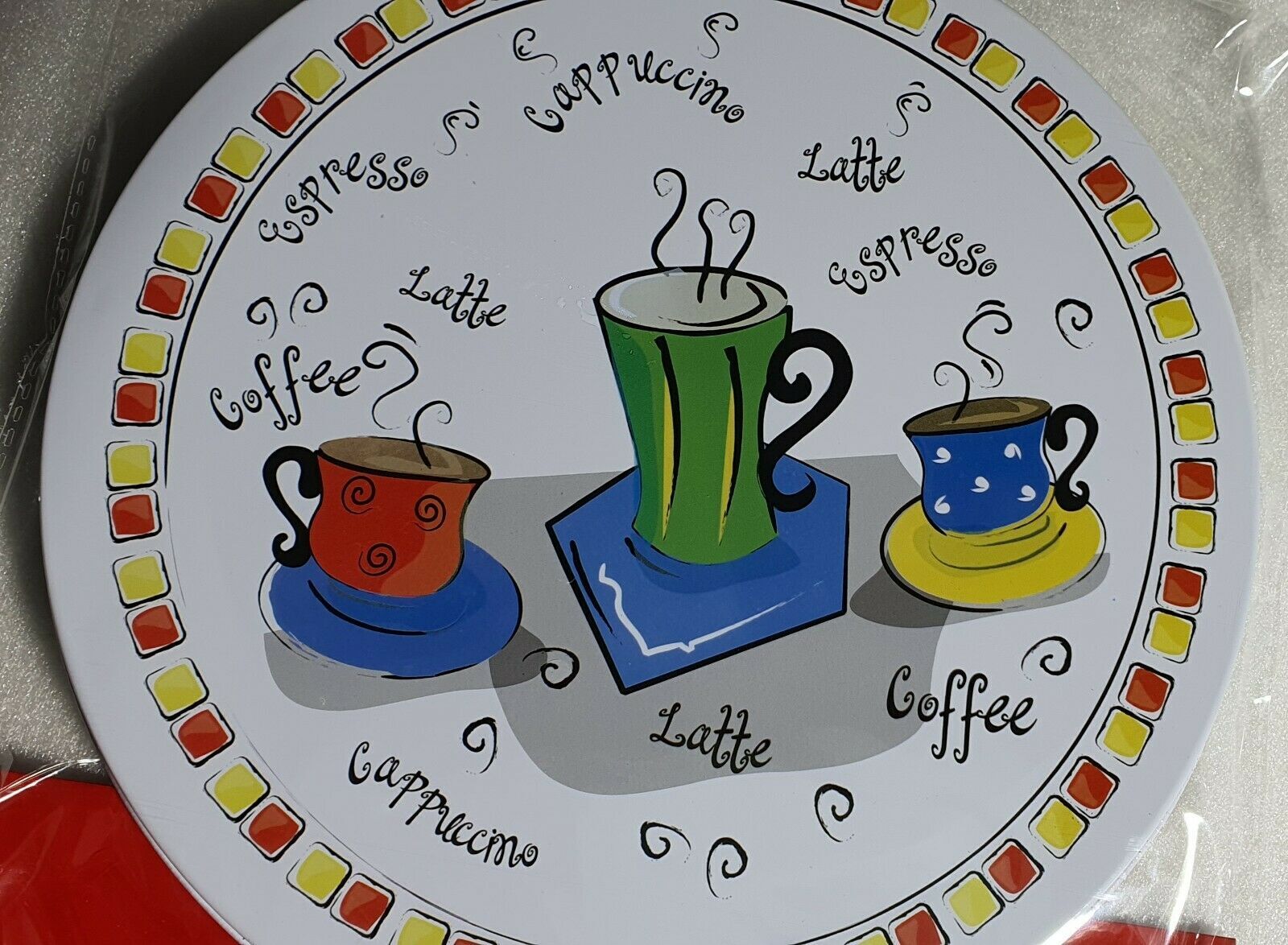 4 x Metal Stove Top Covers Kitchen Cooktop Burner Colors Round Hob