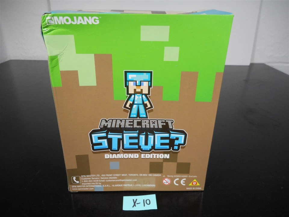 Minecraft STEVE DIAMOND EDITION 6 дюймов виниловая экшн-фигурка JINX Spin Master 2013 НОВАЯ - Изображение 3 из 4