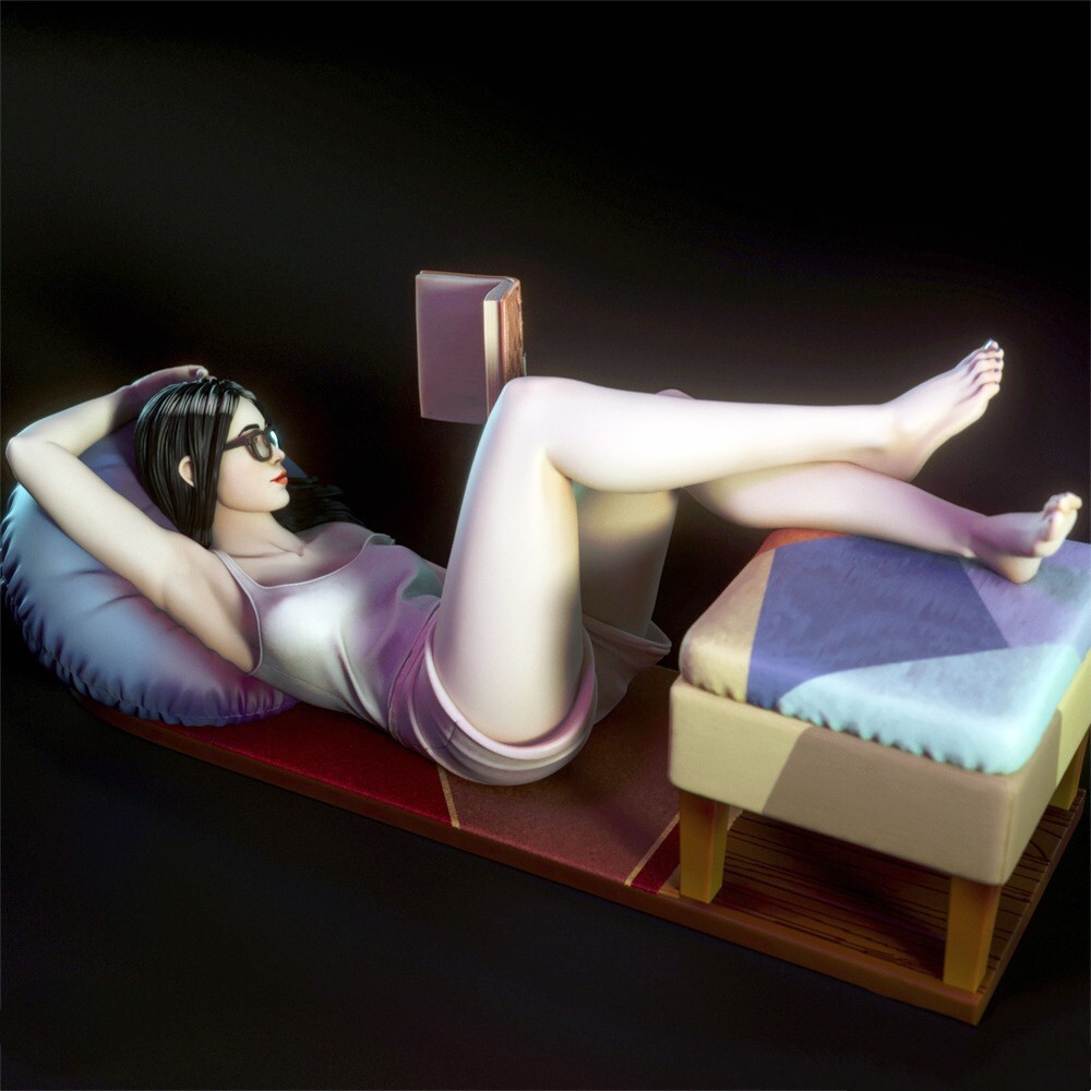 Moon Figure Unpainted Resin Model Kit 1:24 Model Kit Plastic A137