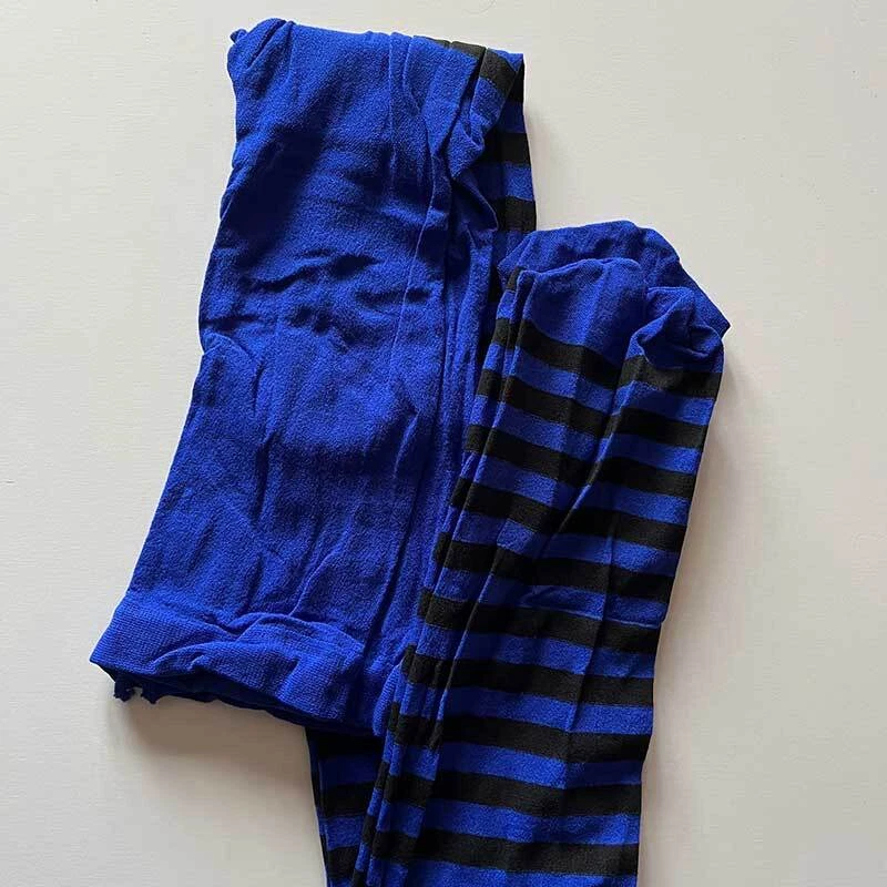 Geringelte Strumpfhosen Gr. S - XXXXL in 8 Ausführungen - auch NEONFARBEN! - Bild 4 von 4