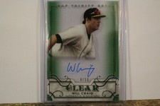 WILL CRAIG 2016 LEAF TRINITY CLEAR AUTOGRAPH #8/10 PIRATES ON CARD ROOKIE AUTO