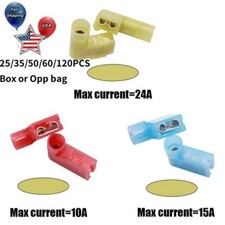 22-10AWG HEAT SHRINK FLAG TERMINAL ELECTRICAL CONNECTOR USA STOCK 25/120PCS