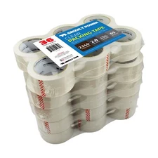 Grizzly Power Clear Packing Tape Refill Rolls for Shipping, Moving, Packaging...
