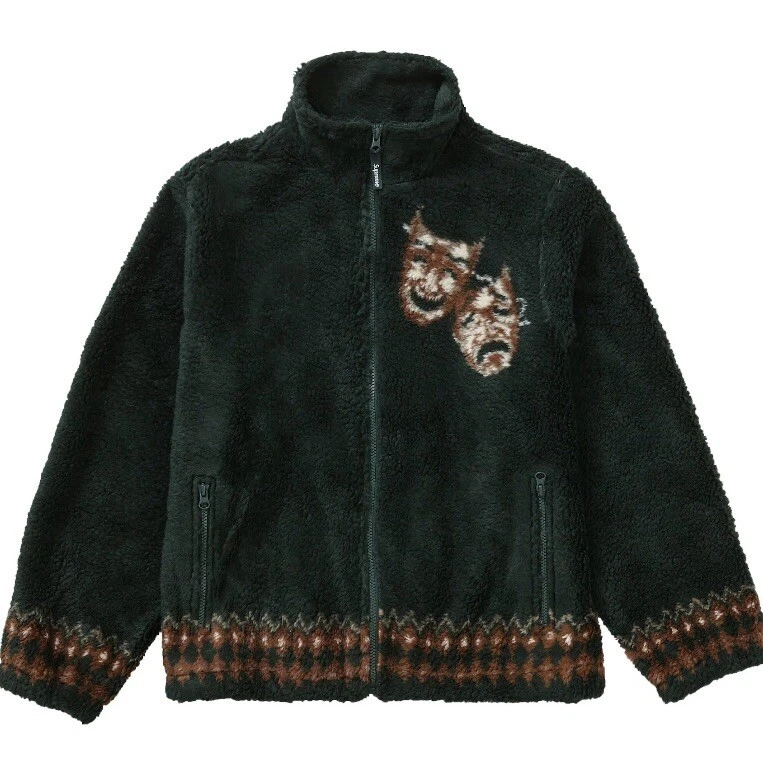 VESTE POLAIRE MASQUE SUPREME DRAMA VERT FONCÉ GRANDE SS20J36