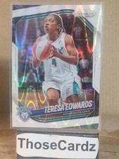 2025 Panini Prizm WNBA White Seismic Prizm #126 Teresa Edwards