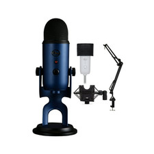 Blue Microphones Yeti USB Microphone Midnight Blue Bundle