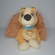 Disney Store Lady and the Tramp Dog 12  Plush Stuffed Animal Toy Genuine