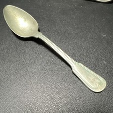 Antik L&ouml;ffel silberfarben Metall Stempel Deutsche Reichsbahn Adler 189 Motiv