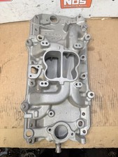 Edelbrock 3440 Bbc Chevy 396 454 Aluminum Intake Manifold Rectangle Port