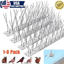 8Pcs Bird Deterrent Spikes for Small Bird and Squirrels Fence Spike Outdoor USA