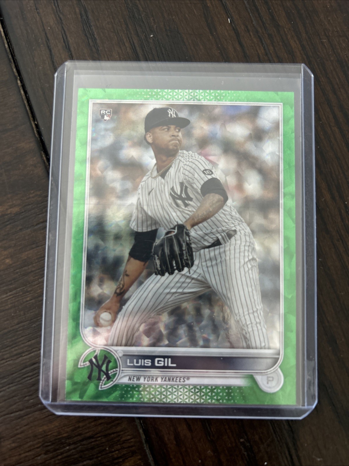 2022 Topps Series 1 - Luis Gil #131 Green Foil /499 (RC)