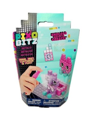 PixoBitz Metallic Set Spin Master Craft Kit Make And Mist Custom Beads NEW
