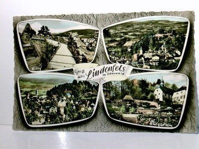 Lindenfels im Odenwald. Perle des Odenwaldes. Alte Ansichtskarte / Postkarte far